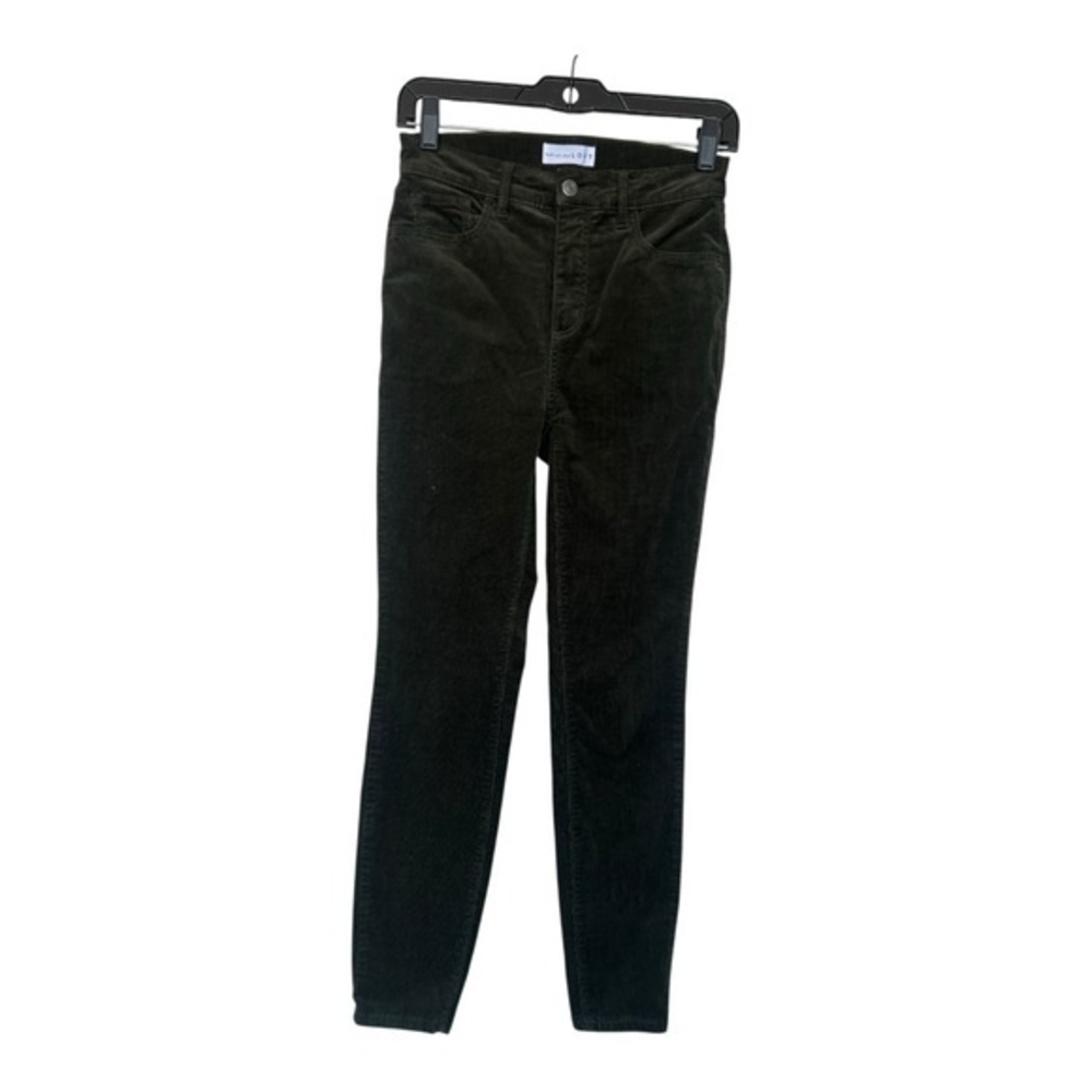 LOFT Women's Green Skinny Corduroy Jeans Size 24